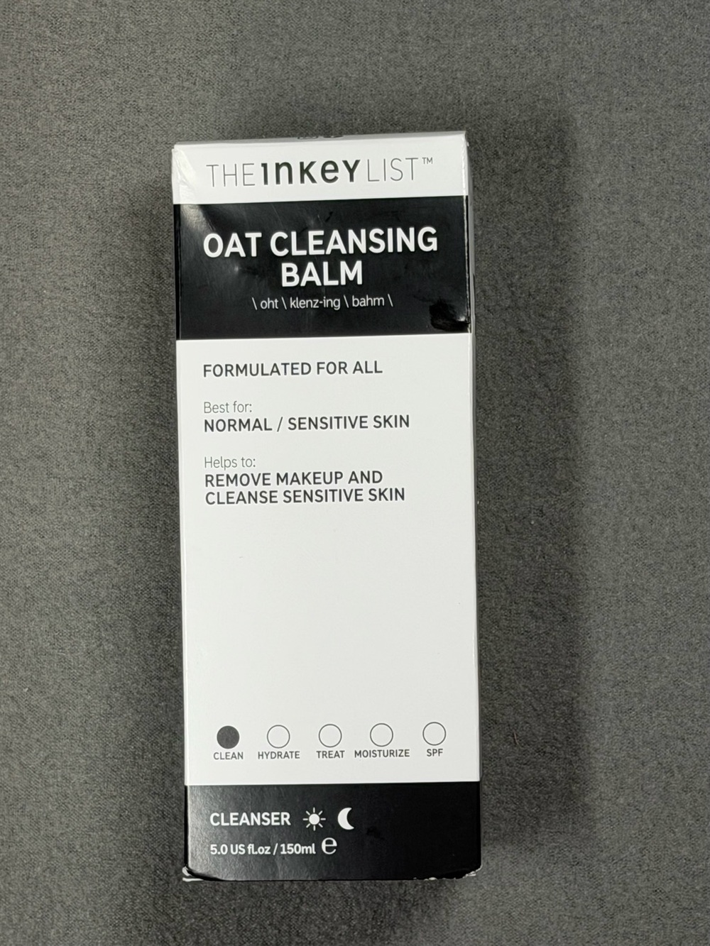 The INKEY List Oat Cleansing Balm - White
